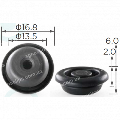 C 3226 Заглушка Ø 12мм Nissan 0165801361