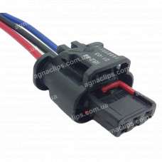 RP372 Роз'єм 3-х контактний аналог АМР 1-1670917-5 котушки запалювання для ГАЗ з двиг.405 (Євро 3)