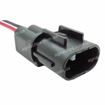 RP373 Роз'єм 2-х контактний серії 2,8мм для вентилятора радіатора CHEVROLET LACETTI