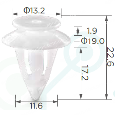 C 3313 Кліпса Mercedes Renault A0009912498