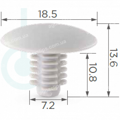 C 3316 Кліпса Fiat Alfa Lancia 735250327