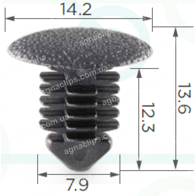 C3327 Кліпса Mercedes Opel Renault Smart A0009912895 A0029979086 2344879 90152926