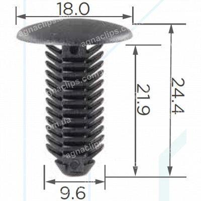 C 3281 Кліпса обшивки салону