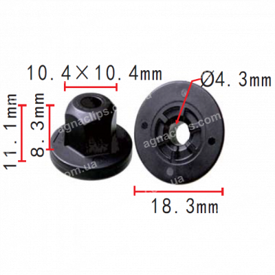 C 3243 Гайка BMW 51161943122 51160302606