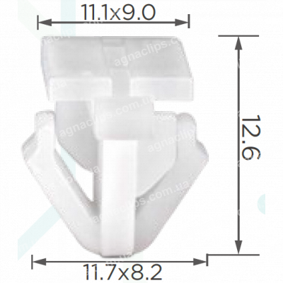 C 1966 Кліпса Hyundai Kia 877153K000 Молдинги