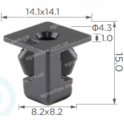 C 1931 Кліпса Honda 90682SDAA01