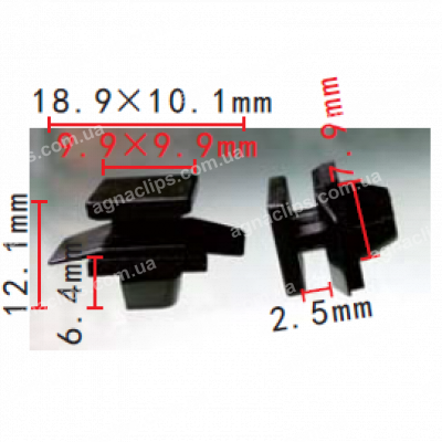 C 1925 Кліпса Honda 91513T0AA01 91513T0AA21 кріплення локерів