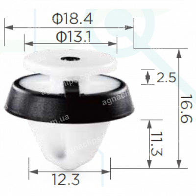 C 1912 Кліпса VW Audi Seat Skoda 5J0867276