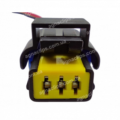 RP220 Роз'єм Peugeot Renault FCI 211PC032S5049 3-конт. відп. частина RP1082