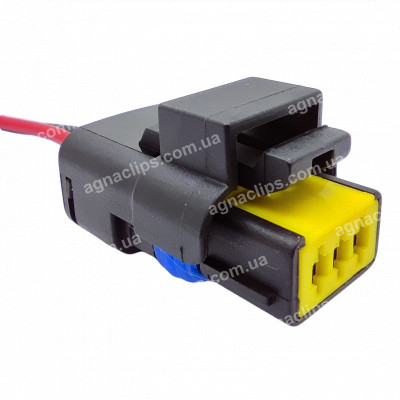 RP220 Роз'єм Peugeot Renault FCI 211PC032S5049 3-конт. відп. частина RP1082