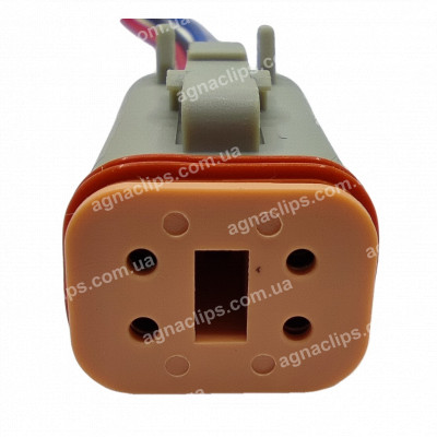 RP399 Роз'єм 4-к DT06-4S відп. частина RP400