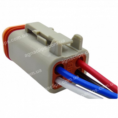 RP399 Роз'єм 4-к DT06-4S відп. частина RP400