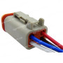 RP399 Роз'єм 4-к DT06-4S відп. частина RP400