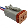 RP399 Роз'єм 4-к DT06-4S відп. частина RP400