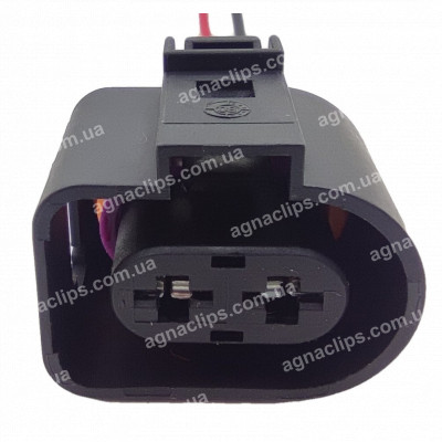 RP441 Роз'єм 2-конт. серії 6,3мм аналог Volkswagen 1J0973752