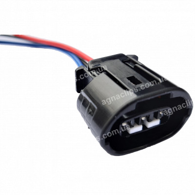 RP444 Роз'єм 3-конт. Toyota Nissan 6189-0443 90980-11349 для генератора серії 2,2 мм