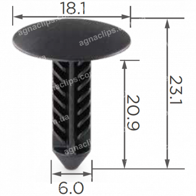 C 3341 Кліпса GM Ford Cadillac Chevrolet 11589181