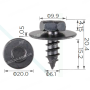 H 2187 Саморіз 6.1x15 Toyota Lexus 9015960496
