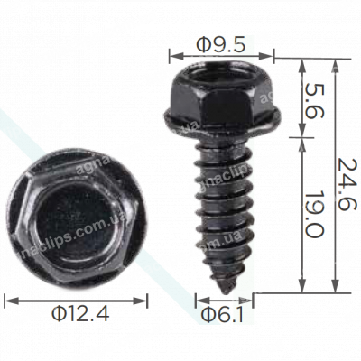 H 2230 Саморіз 6.1x19 Ford 55914S2