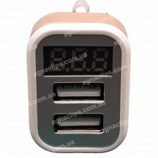 Штекер прикурювача 2 USB 12V-24V з індикатором