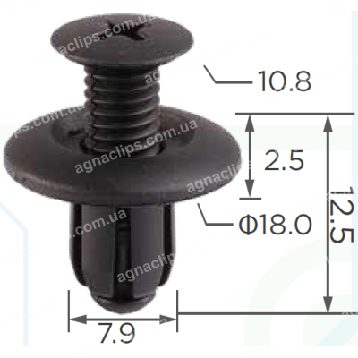 C3043 Кліпса Hyundai Kia 8659334500