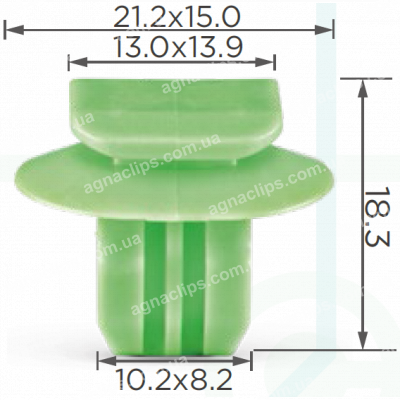 C 3332 Кліпса Mercedes A0009919098 0009919098 внутрішньої обшивки