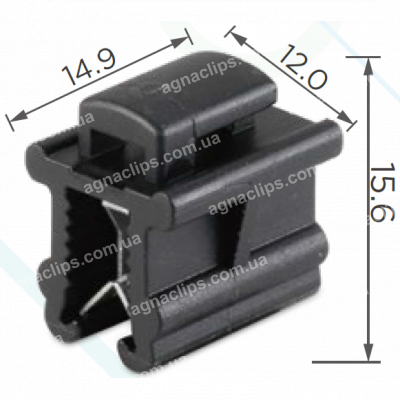 C 3282 EdgeClips для кабельних стяжок