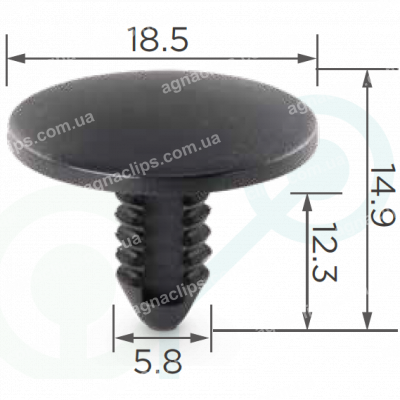 C 3269 Кліпса BMW Mini 52208133466