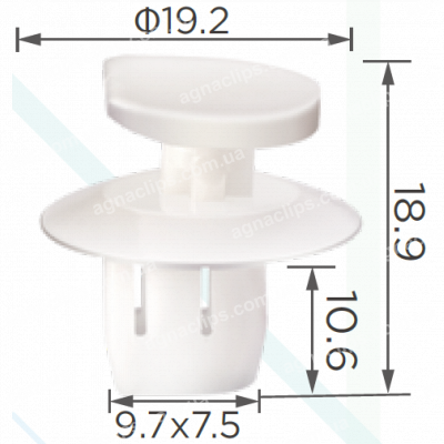 C 3075 Кліпса Nissan Infiniti 26398ED000 кріплення освітлення