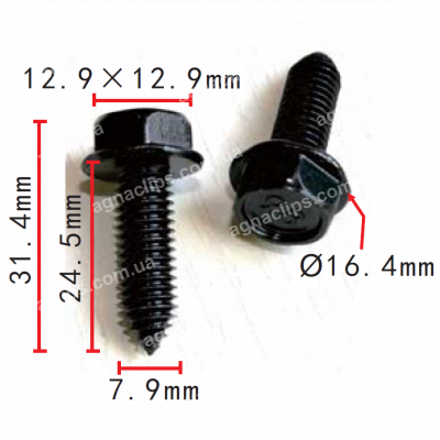 H 2215 Болт M8-1.25x25 GM 11503632