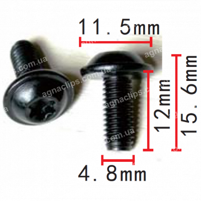 H 2254 Болт M5x12 VW Audi Seat Skoda N90944604