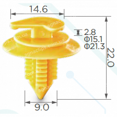 C 3308 Кліпса Fiat Citroen Alfa Romeo Lancia Peugeot 14191280