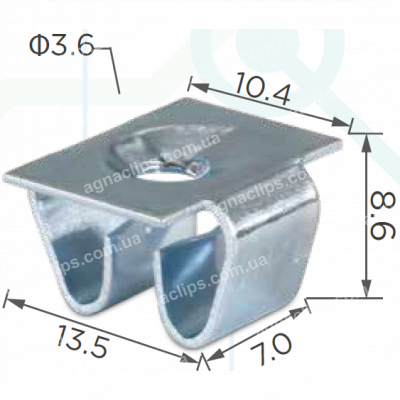 H 2246 Скоба VW Seat Audi Skoda N10327102