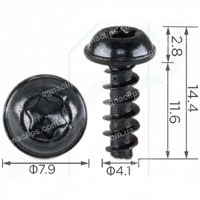 H 2267 Саморіз 4.1x12 VW Audi Seat Skoda N10415903