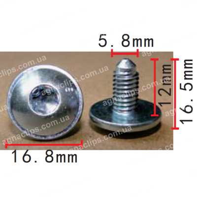 H 2271 Болт M6x12 VW Seat Skoda N90749802