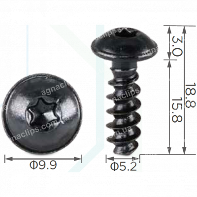 H 2273 Саморіз 5.2x16 VW Audi Seat Skoda N10442003