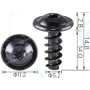 H 2274 Саморіз 5.2x14 VW Audi Seat N90829803