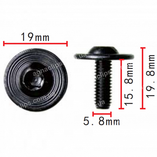 H 2276 Болт M6x16 VW Audi Seat N91075602
