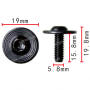 H 2276 Болт M6x16 VW Audi Seat N91075602