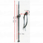 C 3352 Хомут Volkswagen Audi Seat 4.7х200 mm 3W0971838 сірий з рухомою клямкою