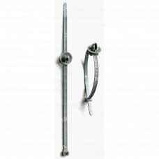 C 3352 Хомут Volkswagen Audi Seat 4.7х200 mm 3W0971838 сірий з рухомою клямкою