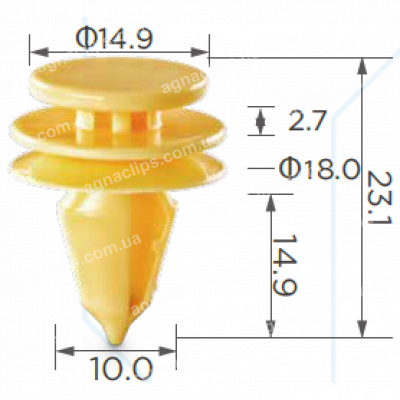 C 3361 Кліпса Jeep Chrysler 6507055AA 6507686AA