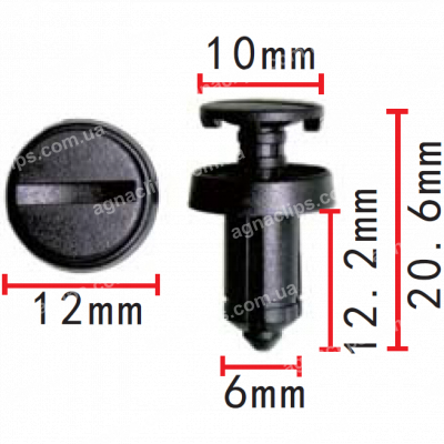 C 3410 Кліпса Renault Nissan Fiat Volvo Dacia 7703072361 51761163