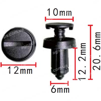 C 3410 Кліпса Renault Nissan Fiat Volvo Dacia 7703072361 51761163