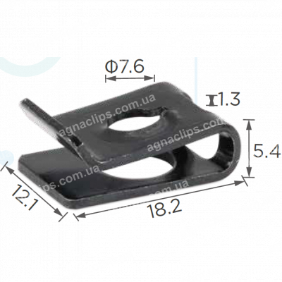 H 2155 Скоба 18x12 Hyundai Kia 1335706017B