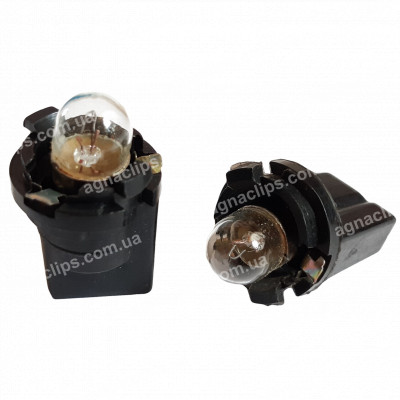 PN5K Патрон з лампою T4W 12V3W (ВА9s) в панель приладів ВАЗ 2101,03,06 / 2410 цоколь