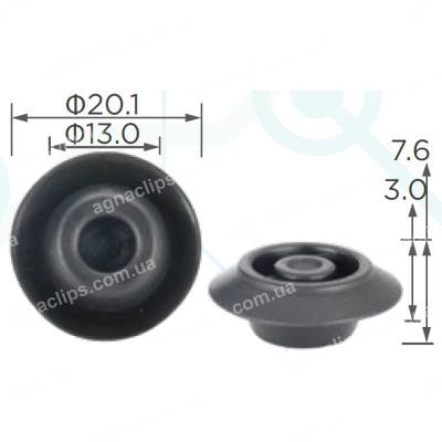 C3249 Заглушка Ø 11мм Nissan 74849JD00A
