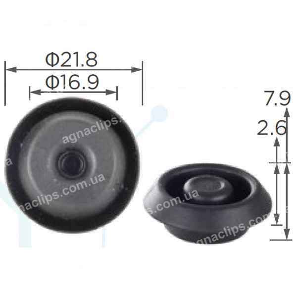 C 3251 Заглушка Ø 13мм Nissan Infiniti 74849JD00B 0165800531 пороги