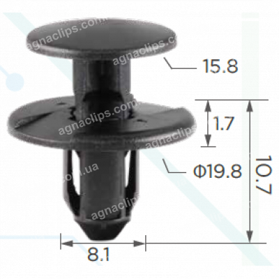 C 3345 Кліпса GM Chevrolet Opel 11612035 2084034