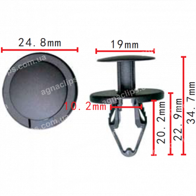 C 3363 Кліпса Ø10.2 GM Chevrolet Opel Ford 115892953 W712665S300